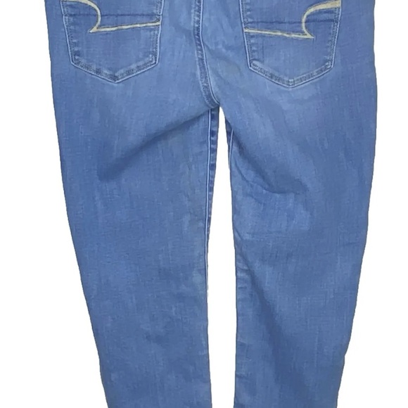 American Eagle Women’s Skinny Straight Jeans 10 R Next Level Stretch - Picture 7 of 16